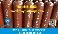 Nạp khí C2H2 tại Bình Dương
