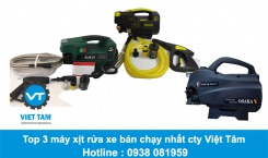 Top 3 máy xịt rửa xe bán chạy nhất cty Việt Tâm